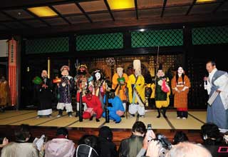 Traditional event in Fukuoka