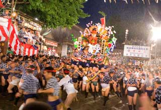 Yamakasa festival in Fukuoka