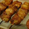 Delicious food called yakitori in Fukuoka